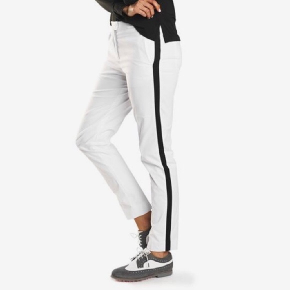 GFORE Womens Tuxedo White Trouser